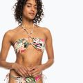 ROXY Printed Beach Classics Halter Badeanzug Top anthrazit Palm Song s 5