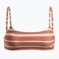ROXY Printed Beach Classics Badeanzug Top Zedernholz Happy Stripe