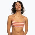 ROXY Printed Beach Classics Badeanzug Top Zedernholz Happy Stripe 2