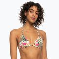 ROXY Printed Beach Classics Tiki Tri Badeanzug Top anthrazit Palm Song s 2