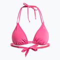 ROXY Beach Classics Tiki Tri schockierend rosa Badeanzug Top