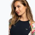 Damen-Badeshirt ROXY Lycra Bedruckte anthrazitfarbene Palme song s 5