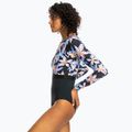 Einteiliger Badeanzug ROXY Active anthrazit kiss für Damen 5