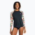 Damen Schwimmen Longsleeve ROXY Lycra Bedrucktes anthrazit Palmenlied s 2