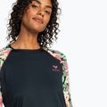 Damen Schwimmen Longsleeve ROXY Lycra Bedrucktes anthrazit Palmenlied s 6