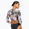 Damen Schwimmen Longsleeve Roxy Pro Nose Ride Crop Lycra anthrazit klassisch pro surf 4