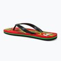 Herren Quiksilver Molokai Art II schwarz/rot/schwarz Flip Flops 3