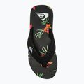 Herren Quiksilver Molokai Layback II Flip Flops schwarz / orange / grün 5