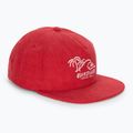 Herren Quiksilver Cord Stretcher hohes Risiko rot Baseballkappe