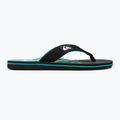 Herren Quiksilver Molokai Layback II Flip Flops blau / schwarz / blau 2