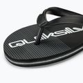 Quiksilver Molokai Stripe schwarz/schwarz/grau Herren-Flip-Flops 7