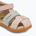 Kickers Kick Bazar hellrosa/multicolor Kindersandalen 7