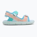 Kickers Kickjune blau/korallenrosa/grün Kindersandalen 2