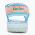 Kickers Kickjune blau/korallenrosa/grün Kindersandalen 6