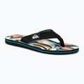 Herren Quiksilver Molokai Layback II Flip Flops weiß / schwarz / blau