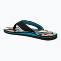 Herren Quiksilver Molokai Layback II Flip Flops weiß / schwarz / blau 3