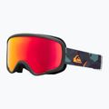 Quiksilver Shredder Boy Kinder Snowboardbrille Puzzle camo/rot ml