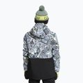 Quiksilver Mission gedruckt Block Erbe Kinder Snowboard Jacke Scribble schwarz 3