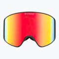 Herren Quiksilver Storm MG Snowboardbrille schwarz/clux ml rot 2