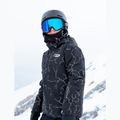 Snowboardjacke Kinder Quiksilver High In The Hood Printed high energy black reflective 5