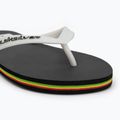 Herren Quiksilver Molokai schwarz rasta flip flops 7