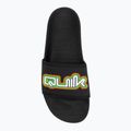Quiksilver Herren Rivi Wordmark Slide II schwarz rasta flip-flops 5