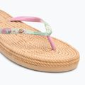 ROXY South Beach III grün/rosa Damen-Flip-Flops 7