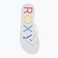 ROXY Sandy III Damen Flip Flops weiß/Regenbogen Monogramm 5