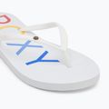 ROXY Sandy III Damen Flip Flops weiß/Regenbogen Monogramm 6