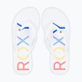 ROXY Sandy III Damen Flip Flops weiß/Regenbogen Monogramm 11