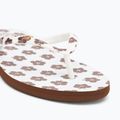 ROXY Portofino III Damen Flip Flops dc hellbraun/weiß 7