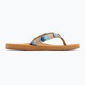 Damen ROXY Porto Raffia II blau Tiefen Flip Flops 2