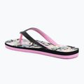 ROXY Tahiti VII Kinder-Flip-Flops schwarz/rosa Schablone 3