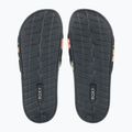ROXY Slippy II Damen Flip-Flops schwarz/grüner Druck 3