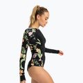 Damen Schwimmen Longsleeve ROXY Zip Lycra anthrazit island escape 3