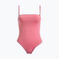 Einteiliger Damen-Badeanzug ROXY Solid Beach Classics Bandeau heather rose