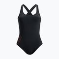 Einteiliger Damen-Badeanzug ROXY Active Solid Basic anthrazit