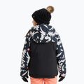 Kinder-Snowboardjacke ROXY Galaxy true black/big flower 2