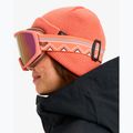 Damen-Snowboardbrille ROXY Izzy coral chic/clux ml l purple 6