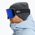 Snowboardbrille Quiksilver Storm black/black clux ml blue 7