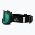 Herren Snowboardbrille Quiksilver Harper black/clux ml green 4