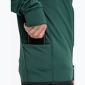 Herren Snowboard-Fleecejacke Quiksilver Steep Point Full Zip Fleece trekking green 5