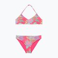 Kinder-Badeanzug zweiteilig ROXY Aquarella Tri Bralette Set sangria sunset
