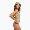 Damen-Badeanzug ROXY Dreamer HI oil green say it with stripes 4