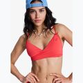 Oberteil des Badeanzugs ROXY Solid Essentials Wrap Bralette hibiscus