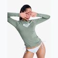 Langarmshirt zum Schwimmen Damen ROXY Whole Hearted oil green 4