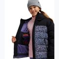 Kinder-Snowboardjacke ROXY Snowyhill Printed Puffy true black wildin out rg 5