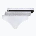 Damen-Slips Lacoste 8F1338 3 Paar black/white/silver chine