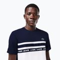 Lacoste Herren-T-Shirt TH7515 weiß/navy blau 3