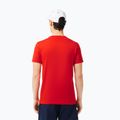 Lacoste Tennis X Novak Djokovic rote Johannisbeere Busch Shirt + Kappe Set 2